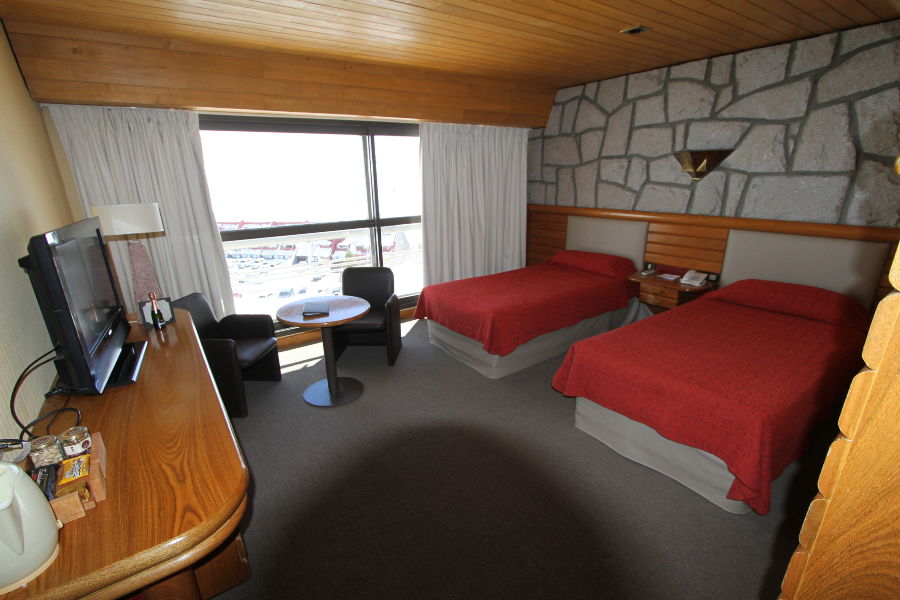 Habitación doble vista pistas